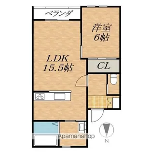 リステマスリ【3階】の間取り