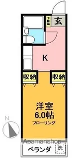 片山コーポ【105号室】の間取り