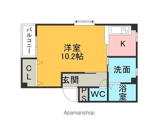ジョイナスエイト【202号室】の間取り