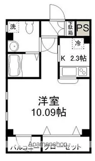アルファーFICTION【3階】の間取り