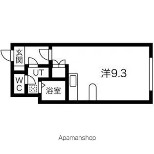 メゾンドエルミタージュ円山【2階】の間取り