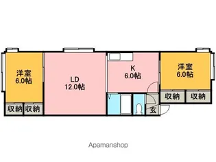 メゾンジュール【1階】の間取り