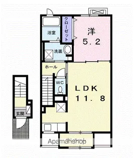 ファインプレイス【2階】の間取り