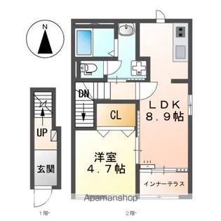 アベリア【2階】の間取り
