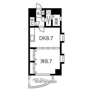 アビタシオン葵【6階】の間取り