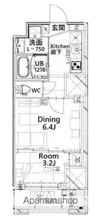 フロンティアレジデンス板橋【9階】の間取り