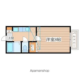 ロワール弐番館【2階】の間取り