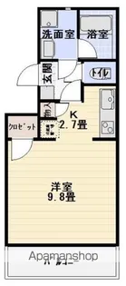 メルヴェイユ北安東【3階】の間取り