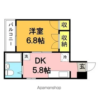 アネックス鳥栖【3階】の間取り