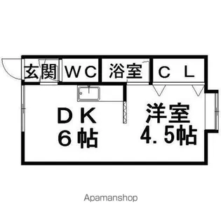 ノースウエスト【2階】の間取り