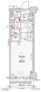 ガーラ行徳グランドステージ【6F-1号室】の間取り