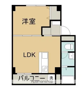 京都北山1棟【2階】の間取り