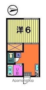 稲荷山ハイツ【1階】の間取り