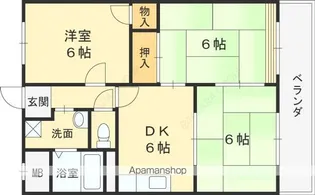 オクトステージ【3階】の間取り