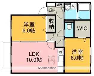 カサベルテ【1階】の間取り