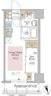 アーバネックス東京八丁堀【7階】の間取り