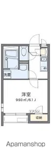 クレイノTAGO【201号室】の間取り