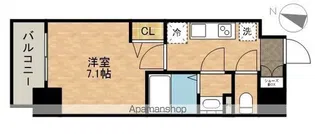 メイクスデザイン名駅南【8階】の間取り
