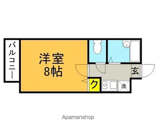 THE SQUARE・ATAGO RESIDENCE【2階】の間取り