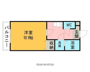 MAISON DE VIVREⅠ【202号室】の間取り