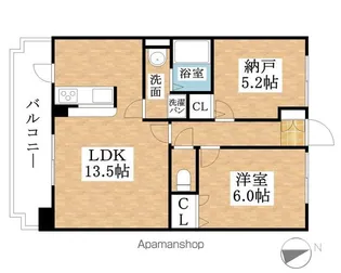 ジャスパー江南【5階】の間取り