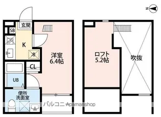 フラン【2階】の間取り