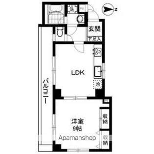 フローラ富士見台【3階】の間取り