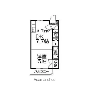 栄通り5IKハイツ【3階】の間取り