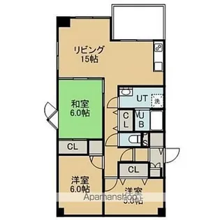 キャラウェイ39【103号室】の間取り