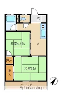 K・Mビル【4階】の間取り