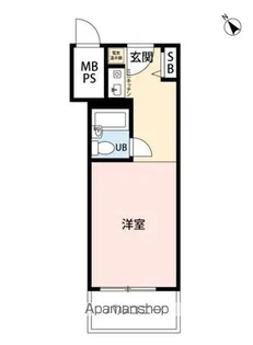 コルム目黒不動前【2階】の間取り
