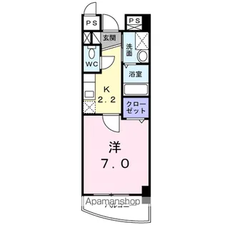 東峰マンション【1階】の間取り