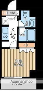 CITY LUX TOBE【10階】の間取り