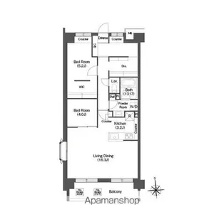 コンフォリア高島平【2階】の間取り