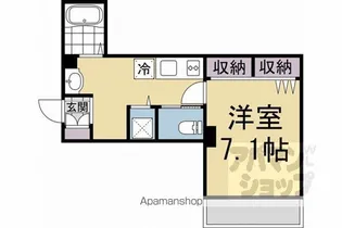 CASA VERDE高辻【3階】の間取り