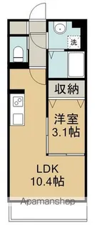 クレール【1階】の間取り