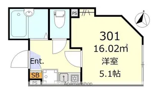 東京都葛飾区西新小岩4丁目【アパート】の間取り