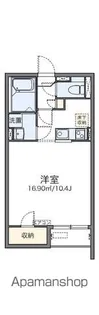 レオネクストFEEL【106号室】の間取り