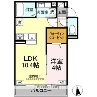D’BLESS横濱岸根公園II【3階】の間取り