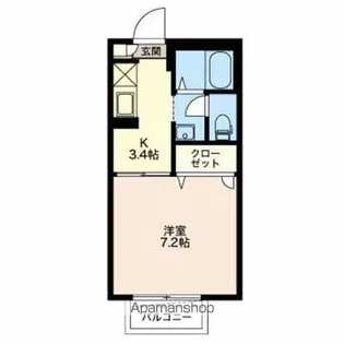 ルミエール水道橋【2階】の間取り