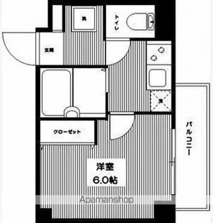 ヴェルト池袋ウエストフォート【4階】の間取り