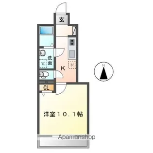 スターテラス七福【1階】の間取り