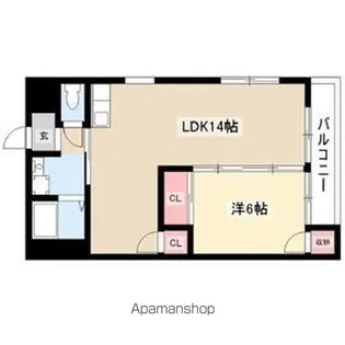 レヂデンス平和ヶ丘【2階】の間取り