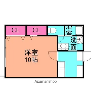 グランメゾン中央【203号室】の間取り