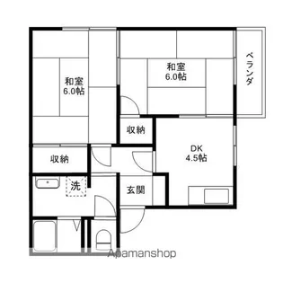 フレグランスヤス【A202号室】の間取り