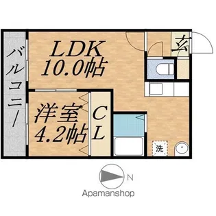 ハートレー7条館【★703号室】の間取り