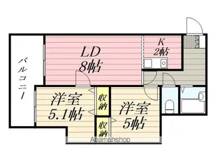 メゾン・ド・北円山【9階】の間取り