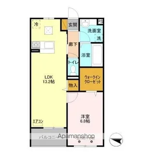GRACE SQUARE【1階】の間取り