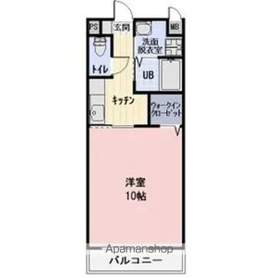 ラフィネ西軽井沢B【1階】の間取り