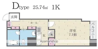 HF河原町二条レジデンス【11階】の間取り